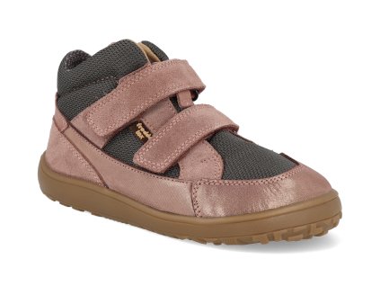 G3110268 8 barefoot kotnikove boty froddo up autumn tex grey pink 1