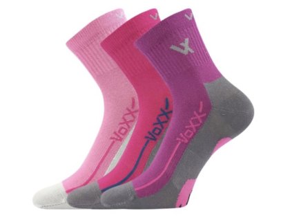 VoXX Kinder Barfußssocken - Barfußsneaker Canvas Mädchen Mix Set (3 Paar)