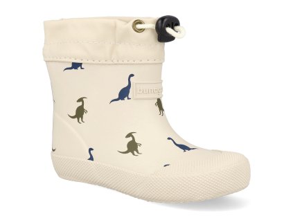 BG401050 9410 barefoot detske gumaky bundgaard ivory dino 1