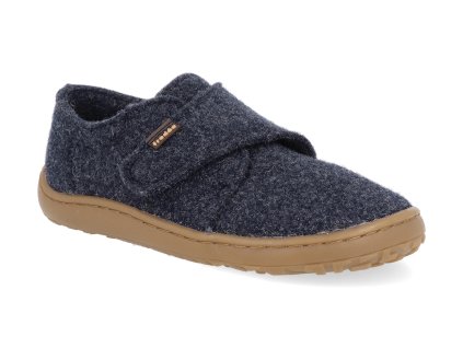 G1700420 barefoot prezuvky froddo wooly dark blue vlnene 1