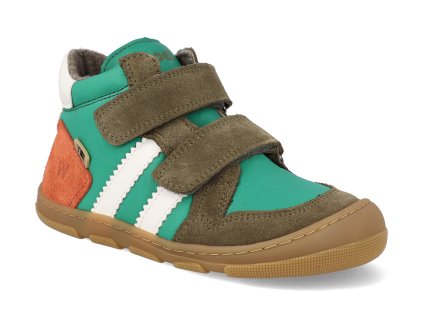 15T007.125 305 barefoot detske zimni boty koel kali leather tex green 1