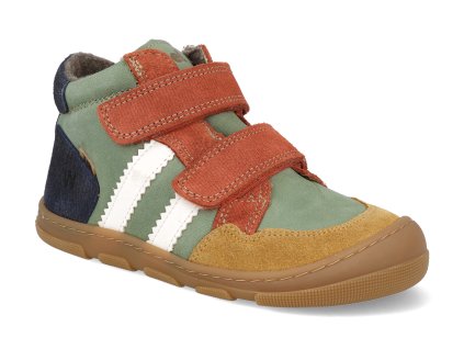 15T007.305 361 barefoot detske zimni boty koel kali suede tex green alface 1