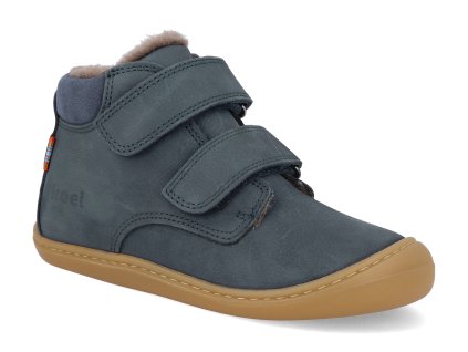 06W005.129 110 barefoot detske zimni boty koel bonnie lambswool blue 1