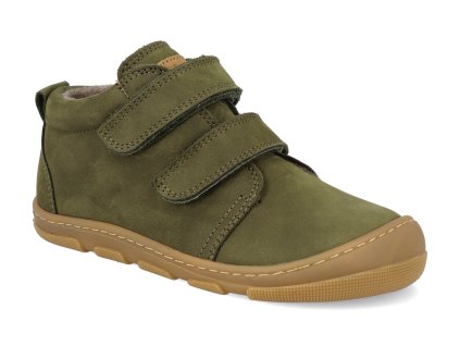 15W002.233 350 barefoot detske zimni boty koel kari wool green 1
