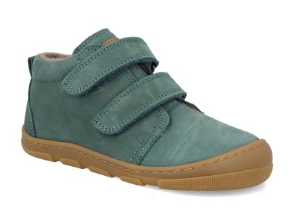 15W002.233 130 barefoot detske zimni boty koel kari wool turqoise 1
