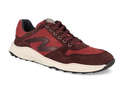 45330 439 barefoot damske tenisky develab low cut sneaker laces burgundy 1