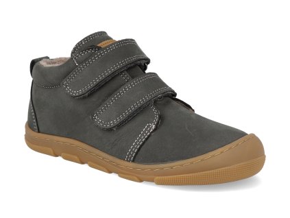 15W002.233 400 barefoot detske zimni boty koel kari wool dark grey 1