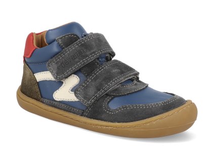 41065 629 barefoot detske kotnikove boty develab sneaker 2 velcro leather blue fantasy 1