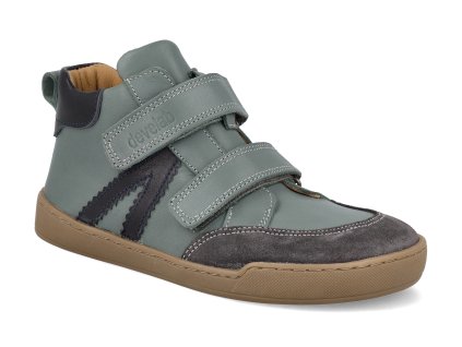 41085 532 barefoot detske kotnikove boty develab midcut sneak 2velcro leath forest 1