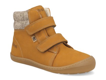 07T049.232 560 barefoot detske zimni boty koel dean 2 0 wp wool miel 1
