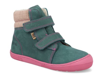 07T049.232 130 barefoot detske zimni boty koel dean 2 0 wp wool turquoise 2 1