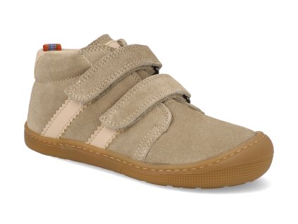 07M049.301 85 barefoot detske kotnikove boty koel david suede beige 1