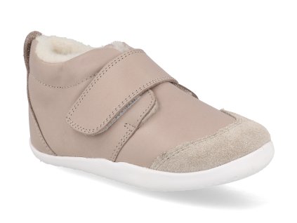 BQ10523NGVLE barefoot detske capacky bobux rover arctic taupe 1