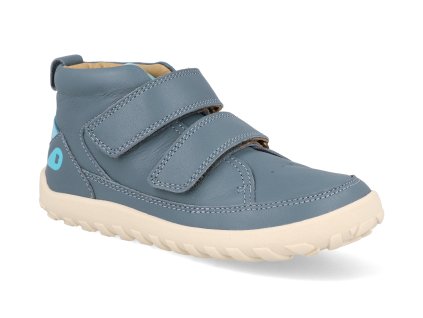 Bobux Barfuß Kinder-Stiefeletten - Alpha Trek stürmisches Wetter blau