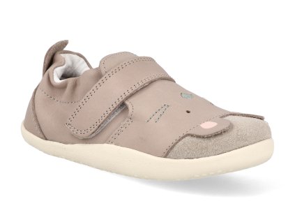 BQ10620NGVLE barefoot detske capacky bobux critters squeaky taupe 1