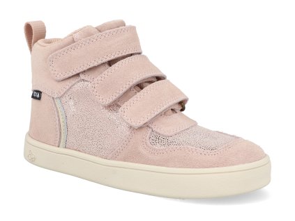 BG303311 3211 barefoot detske kotnikove boty bundgaard nero old rose glitter 1