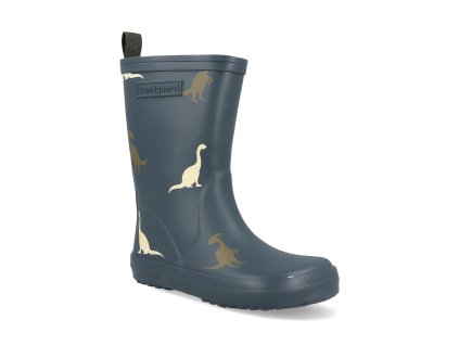 BG401048 9411 barefoot detske gumaky bundgaard charly high navy dino 1