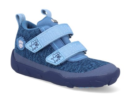 00844 30119 690 barefoot detske kotnikove boty affenzahn minimal lowboot knit happy elephant 1