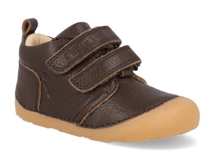 24112 1262 barefoot detske kotnikove boty bisgaard carter dark brown 1