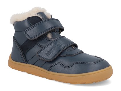 24114 1400 barefoot detske zimni boty bisgaard becky lamb navy 1
