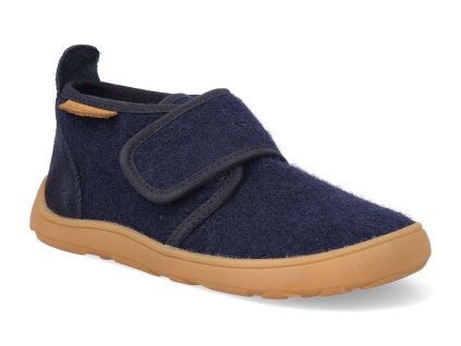 14102 1400 barefoot detske prezuvky bisgaard basic navy 1