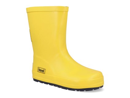 27M001.70E 701 barefoot detske holinky koel tractor v2 yellow 1