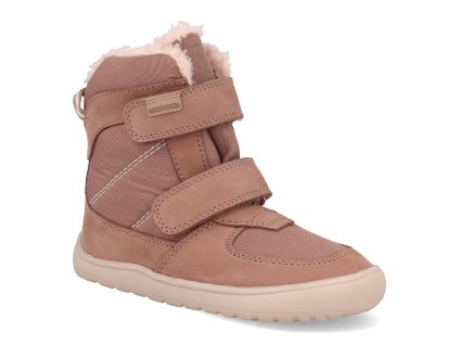 LORA OP barefoot detske zimni boty protetika lora old pink 1