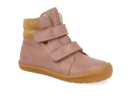 07T053.102 600 barefoot detske zimni boty koel demil tex wool old rose 1