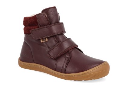 07T053.102 260 barefoot detske zimni boty koel demil tex wool bordo 1