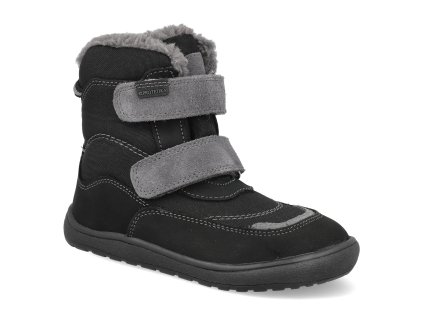 NUT BL barefoot detske zimni boty protetika nut black 1
