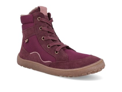 G3160234 5 barefoot zimni boty froddo wool tex grow bordeaux 1