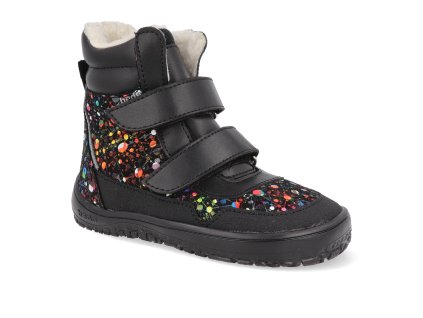 BFN170070 W MK SO PAR barefoot detske zimni boty beda playful parrot 1