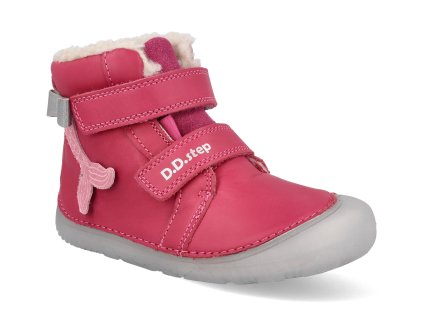 W073 52684B barefoot detske zimni boty d d step w073 52684b ruzove 1