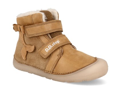 W073 52684A barefoot detske zimni boty d d step w073 52684a cokolada 1