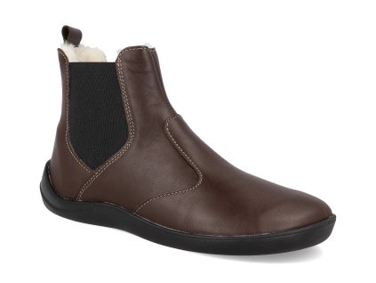 J LOLA V HNEDA barefoot damske zimni boty jampi lola hnede 1