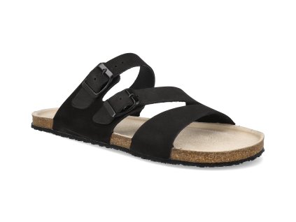 NB16521 barefoot pantofle natural barefoot evelin black 1