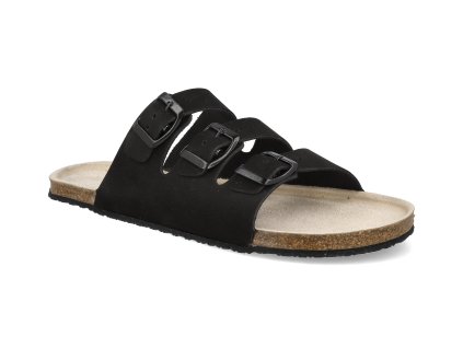 NB12425 barefoot pantofle natural barefoot salza black 1