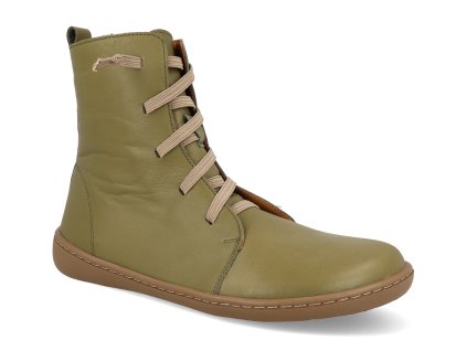 08 1010 TIMOTI FL barefoot damske zimni boty ktr timoti dark olive 1