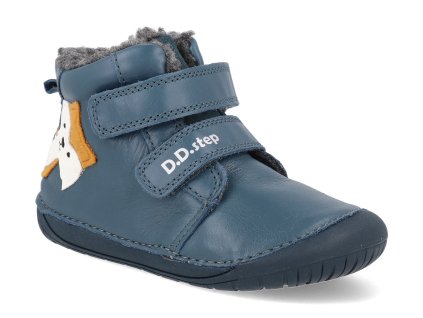 W070 52301 barefoot detske zimni boty d d step w070 52301 modre 1