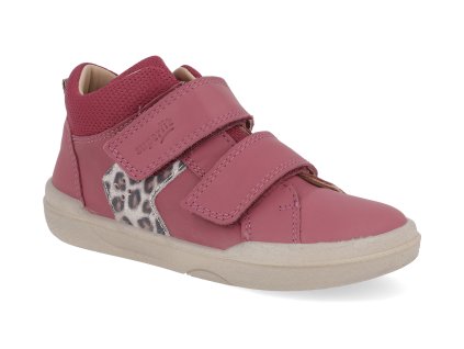 1 000543 5540 barefoot detske kotnikove boty superfit superfree dark pink 1