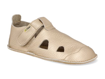 SC2 56 barefoot detske sandaly tikki shoes nido champagne 1