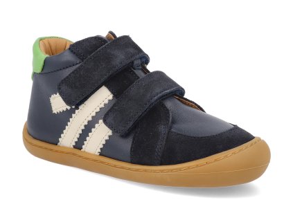 46044 693 barefoot detske kotnikove boty develab midcut 2 blue combi tmave modre 1