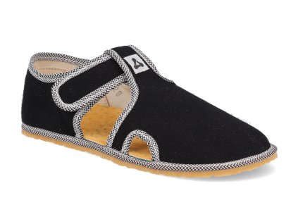 RASCAL BLA barefoot detske prezuvky antal rascal basic black 3