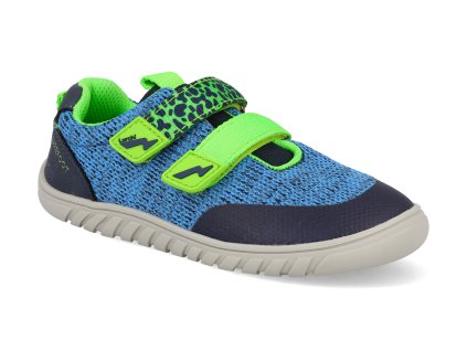 84L0023006 BLI barefoot detske tenisky lurchi benny blue lime 1