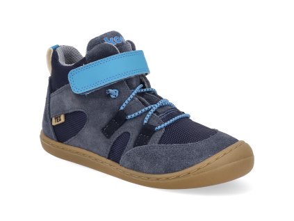 06T005.50K 120 barefoot detske kotnikove boty koel beau cotton royal blue 1