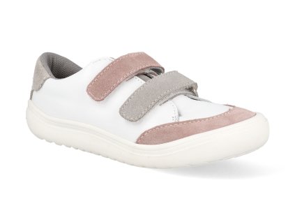 1160 0168 76 barefoot detske tenisky jonap joy white dusty pink 1