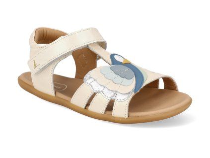 CB.MAC1 4575 barefoot detske sandaly tip toey joey macaw white dream mint denim 1