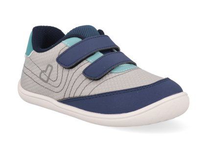 BB25320 BU barefoot detske tenisky little blue lamb map blue 1