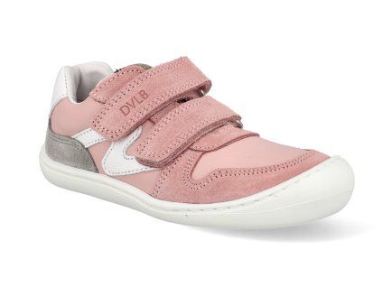 45301 453 barefoot detske tenisky develab firststep sneaker 2velcro pink suede 1