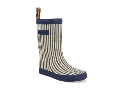 92022 5054 barefoot detske holinky bisgaard rubber boot sailor stribes 1